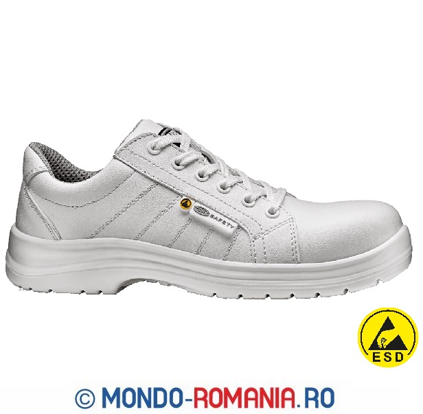 Pantofi albi de protectie METAL -WHITE FOBIA S2